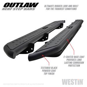 Westin - Westin Outlaw Nerf Step Bars 58-53725 - Image 11