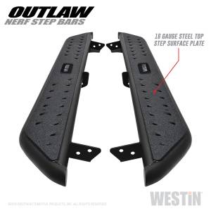 Westin - Westin Outlaw Nerf Step Bars 58-53835 - Image 5