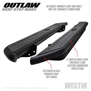 Westin - Westin Outlaw Nerf Step Bars 58-53935 - Image 7