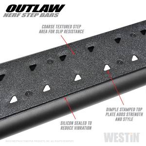 Westin - Westin Outlaw Nerf Step Bars 58-53945 - Image 2