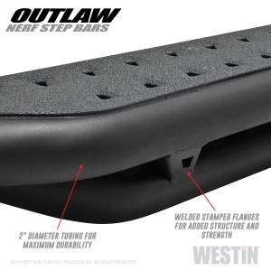 Westin - Westin Outlaw Nerf Step Bars 58-54135 - Image 2