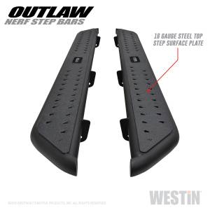 Westin - Westin Outlaw Nerf Step Bars 58-54135 - Image 6