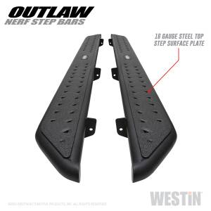 Westin - Westin Outlaw Nerf Step Bars 58-54165 - Image 7