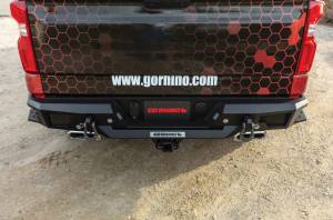 Go Rhino - Go Rhino BR20.5 Rear Replacement Bumper for 2019 Chevy Silverado, Black Powdercoat  28176T - Image 5