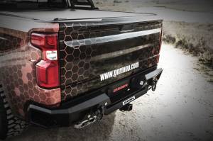 Go Rhino - Go Rhino BR20.5 Rear Replacement Bumper for 2019 Chevy Silverado, Black Powdercoat  28176T - Image 6
