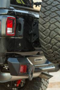 Go Rhino - Go Rhino Rockline Spare Tire Relocation Kit up to 40" tire w/ additional accessory mounts 372000T - Image 3