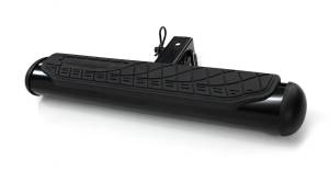 Go Rhino - Go Rhino 4" Oval Hitch Step - Black 460B - Image 1