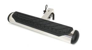 Go Rhino - Go Rhino 4" Oval Hitch Step - Polished Stainless 460PS - Image 1