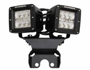 Go Rhino - Go Rhino Jeep Wrangler JL, JLU & JT Hard Top Rear Light Mounts for two 3" x 3" LED Cubes  599502T - Image 4