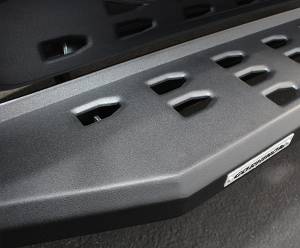 Go Rhino - Go Rhino RB20 Running Boards w Drop Steps, Black Textured Powdercoat, Pair, Complete Set 6944158020PC - Image 2