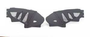 Go Rhino - Go Rhino Jeep JL Front Inner Fender Liners, Black Textured Powdercoated Aluminum, Pair  702011T - Image 1