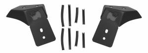 Go Rhino - Go Rhino Jeep Wrangler JL, JLU & JT Hood Latch Pod Mount kit for a Single Cube  730035T - Image 1