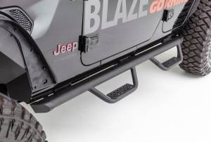 Go Rhino - Go Rhino New Dominator D2 Side Steps w/ Welded Drop Down Hoop Steps D24506T - Image 4