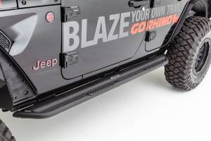 Go Rhino - Go Rhino Dominator DS Sliders w/ Optional Removeable Step Pads, Black Powdercoat Finish  DS4927T - Image 4
