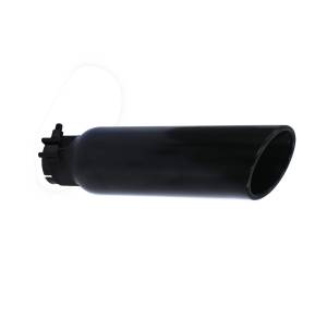 Go Rhino - Go Rhino Black Powder Coated Stainless Steel Exhaust Tip GRT225414B - Image 1