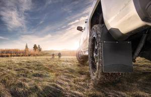 Husky Liners - Husky Liners Kick Back Mud Flaps 12" Wide - Black Top and Black Weight 17101 - Image 2