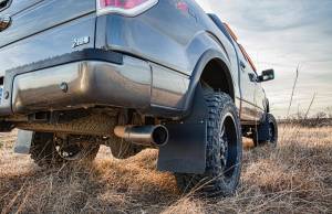 Husky Liners - Husky Liners Kick Back Mud Flaps 12" Wide - Black Top and Black Weight 17101 - Image 3