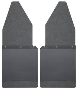 Husky Liners - Husky Liners Kick Back Mud Flaps 12" Wide - Black Top and Black Weight 17105 - Image 1