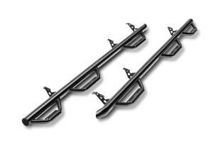N-Fab - N-Fab Nerf Step-W2W w/Bed Acs(3Stps)-14-18(19Leg/Lim)Silv/Sierra1500 6'6"Dbl-GlossBlk C1495QC-6 - Image 1