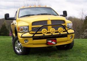 N-Fab - N-Fab Light Mounting - Pre-Runner Light Bar - 02-08 Ram 1500/02-03 2500/3500-Gloss Blk D023LH - Image 3