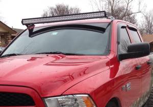 N-Fab - N-Fab Light Mounting - Roof Mounts-(1-50Ser)-09-18(19-21Cl)Ram1500/10-14 25/3500-GlBlk D0950LR - Image 2