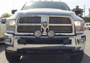 N-Fab - N-Fab Light Mounting - Light Bar (4-9") - 10-19 Ram 2500/3500 - Gloss Blk D104LB - Image 3