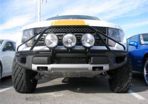 N-Fab - N-Fab Light Mounting - Pre-Runner Light Bar - 09-14 F150 - Gloss Blk F093LH - Image 6