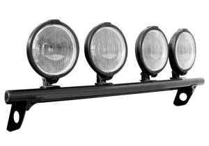 N-Fab - N-Fab Light Mounting - Light Bar (4-9) - 17-21 Raptor - Gloss Blk F184LB - Image 1