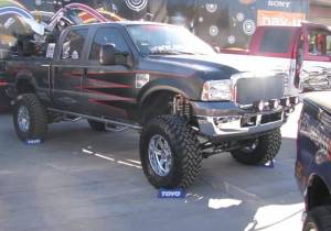 N-Fab - N-Fab Light Mounting - Light Bar (4-9") - 99-07 F250/350 - Gloss Blk F99350LB - Image 2