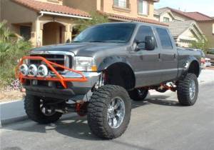 N-Fab - N-Fab Light Mounting - Pre-Runner Light Bar - 99-07 F250/350/Excursion - Gloss Blk F99350LH - Image 4