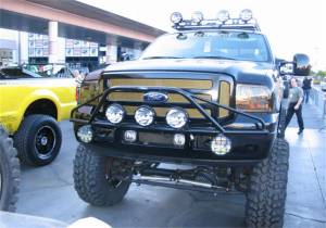 N-Fab - N-Fab Light Mounting - Pre-Runner Light Bar - 99-07 F250/350/Excursion - Gloss Blk F99350LH - Image 5