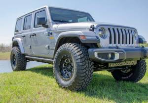 N-Fab - N-Fab RKR Rails - Cab Len (2 Steps) - 18-21 Wrangler JL 4Dr - TX Blk J184RKR - Image 2