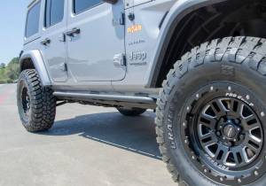 N-Fab - N-Fab RKR Rails - Cab Len (2 Steps) - 18-21 Wrangler JL 4Dr - TX Blk J184RKR - Image 4