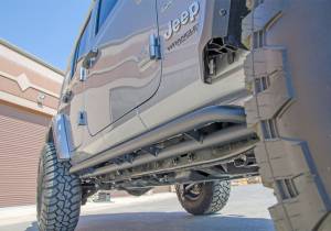 N-Fab - N-Fab RKR Rails - Cab Len (2 Steps) - 20-21 Gladiator JT 4Dr - TX Blk J194TRKR - Image 5