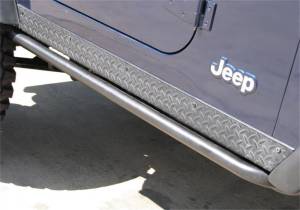 N-Fab - N-Fab RKR Rails - Cab Len (2 Steps) - 97-06 Wrangler TJ/BJ 2Dr - TX Blk J972RKR - Image 3