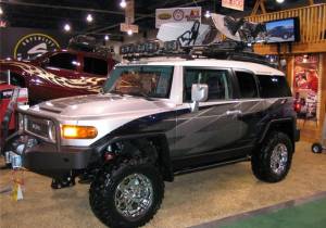 N-Fab - N-Fab Light Mounting - Roof Mounts - (1-30") - Front - 06-14 FJ Cruiser - TX Blk TFJ5FLR - Image 4