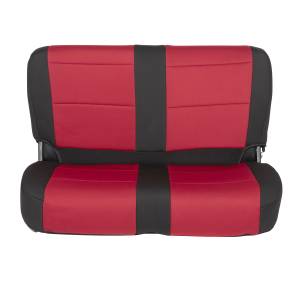 Smittybilt - Smittybilt NEOPRENE SEAT COVER SET FRONT/REAR - RED 76-90 CJ/YJ 471030 - Image 2