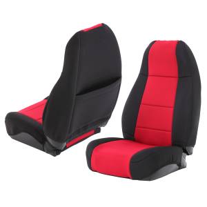 Smittybilt - Smittybilt NEOPRENE SEAT COVER SET FRONT/REAR - RED 91-95 YJ 471130 - Image 2