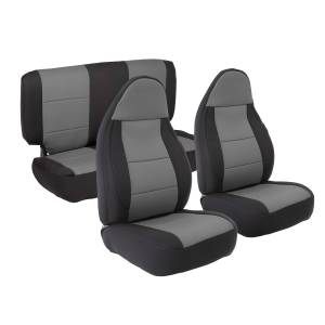 Smittybilt - Smittybilt NEOPRENE SEAT COVER SET FRONT/REAR - CHARCOAL 03-06 TJ 471322 - Image 1