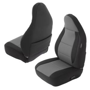 Smittybilt - Smittybilt NEOPRENE SEAT COVER SET FRONT/REAR - CHARCOAL 03-06 TJ 471322 - Image 2