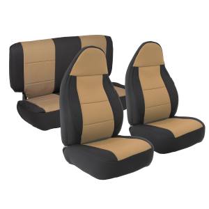 Smittybilt - Smittybilt NEOPRENE SEAT COVER SET FRONT/REAR - TAN 03-06 TJ 471325 - Image 1