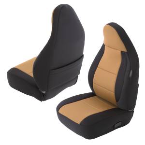 Smittybilt - Smittybilt NEOPRENE SEAT COVER SET FRONT/REAR - TAN 03-06 TJ 471325 - Image 2