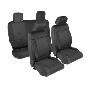 Smittybilt - Smittybilt NEOPRENE SEAT COVER SET FRONT/REAR - BLACK 07-12 JK 2DR 471401 - Image 1