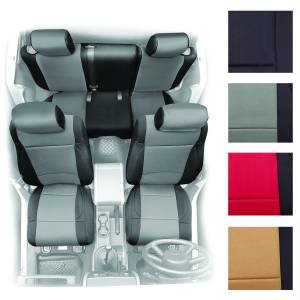 Smittybilt - Smittybilt NEOPRENE SEAT COVER SET FRONT/REAR - BLACK 07-12 JK 2DR 471401 - Image 2