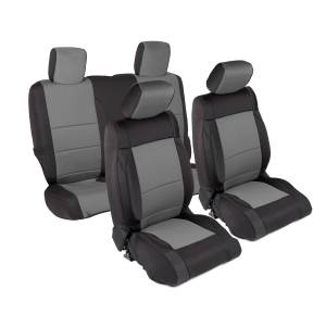 Smittybilt - Smittybilt NEOPRENE SEAT COVER SET FRONT/REAR - CHARCOAL 07-12 JK 2DR 471422 - Image 1
