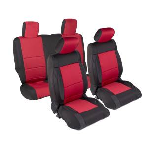 Smittybilt - Smittybilt NEOPRENE SEAT COVER SET FRONT/REAR - RED 07-18 JK 2DR 471430 - Image 1