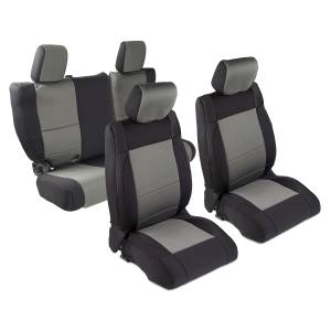 Smittybilt - Smittybilt NEOPRENE SEAT COVER SET FRONT/REAR - CHARCOAL 07 JK 4DR 471822 - Image 1