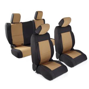 Smittybilt - Smittybilt NEOPRENE SEAT COVER SET FRONT/REAR - TAN 07 JK 4DR 471825 - Image 1