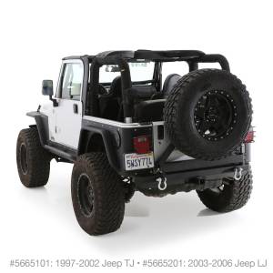 Smittybilt - Smittybilt 03-06 Jeep Wrangler Replacement MOLLE Sport Bar Cover Kit 5665201 - Image 3