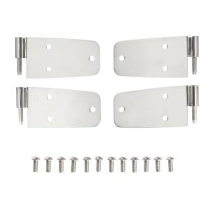 Smittybilt - Smittybilt Door Hinges - Stainless Steel - Set Of 4 - For Full Steel Doors 7420 - Image 1